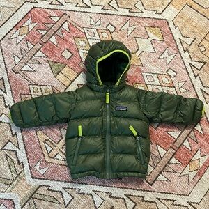 Patagonia Hi-Loft Down Hoody Jacket Coat Toddler Baby 6-12M
